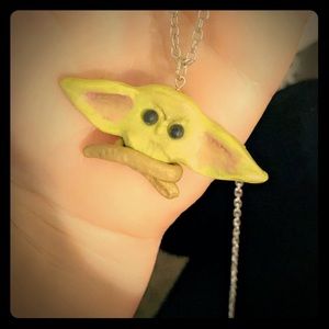 Star Wars-ish - Baby Yoda like necklace